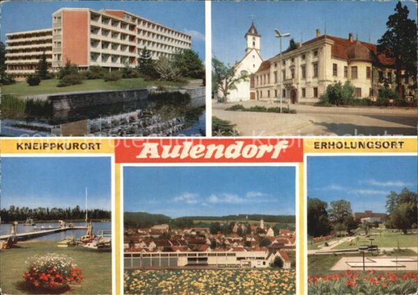 Aulendorf Teilansichten Kneippkurort Badesee Mini