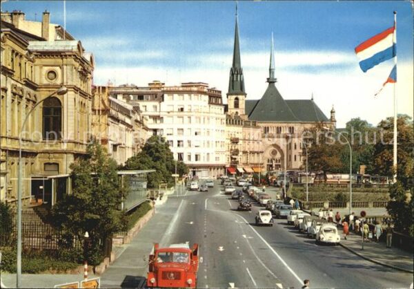 LUXEMBOURG  Luxemburg Boulevard Roosevelt Place de la Constit
