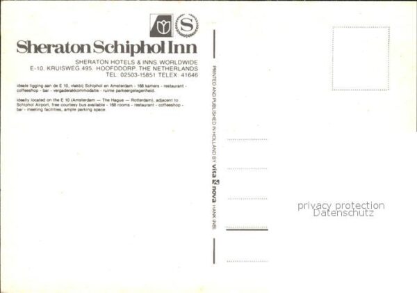 Hoofddorp Sheraton Schiphol Inn Hotel – Bild 2