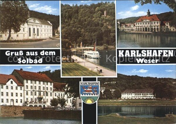 Bad Karlshafen Teilansichten Solbad an der Weser Prome