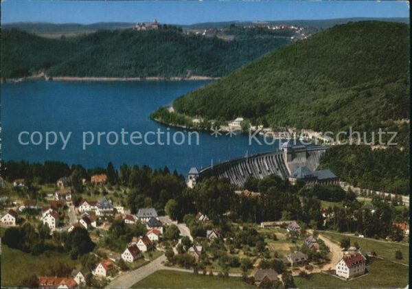 Hemfurth-Edersee Luftkurort Sperrmauer Schloss Waldeck F