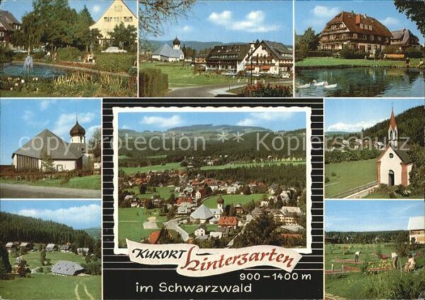 Hinterzarten Teilansichten Kurort Schwarzwald Kirche