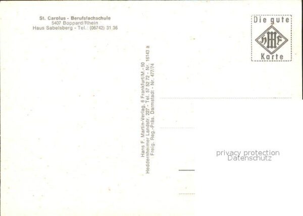 Boppard Rhein St Carolus Berufsfachschule Fliegeraufn – Bild 2