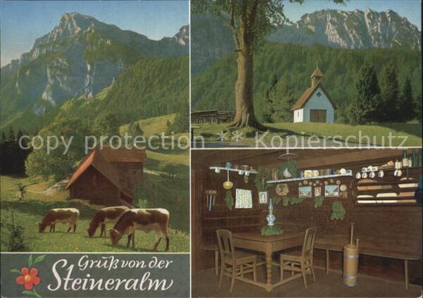 Piding Steineralm am Hochstaufen und Mittelsta