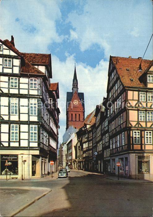 Hannover Holzmarkt und Kramerstrasse Fachwerkhäu