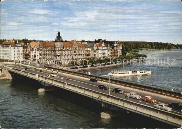 Konstanz Bodensee Rheinbrücke und Seestrasse