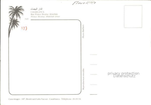 Casablanca Rue Prince Moulay Abdellah – Bild 2