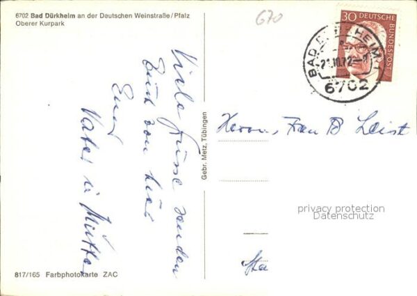 Bad Duerkheim Oberer Kurpark – Bild 2
