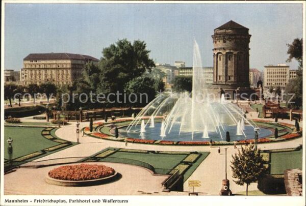 Mannheim Friedrichsplatz Parkhotel Wasserturm Wa