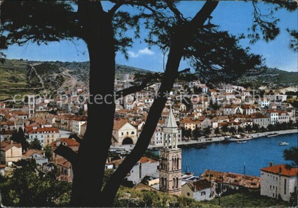 Hvar Blick auf den Hafen