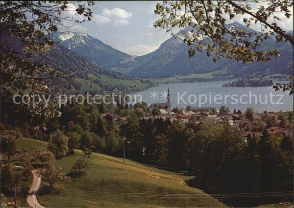 Schliersee Blick zur Brecherspitze und Jägerkamp M