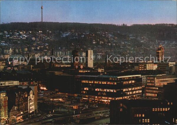 Stuttgart Blick zum kleinen Schlossplatz Fernseht