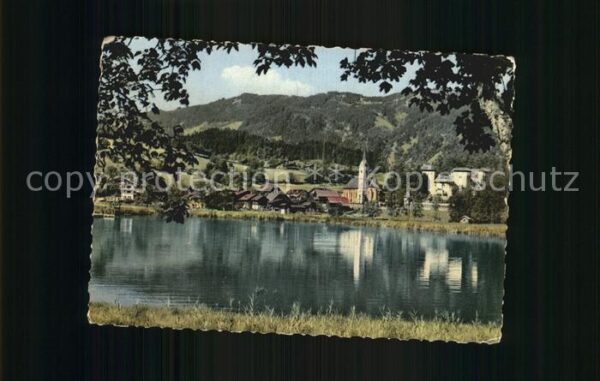 Goldegg Uferpartie am See Höhenluftkurort