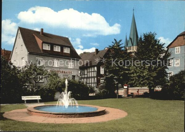 Bodenfelde Sommerfrische Reiherbachplatz Springbru