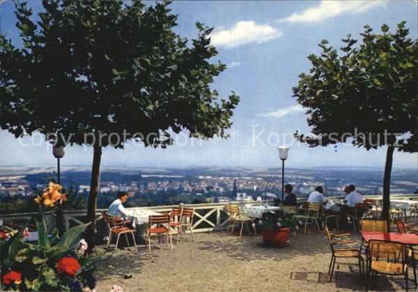 Bad Nauheim Panorama Blick vom Johannisberg Restaur