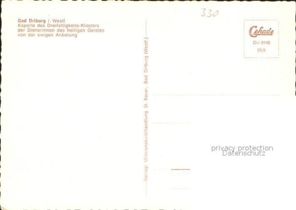 Bad Driburg Kapelle des Dreifaltigkeitskloster – Bild 2