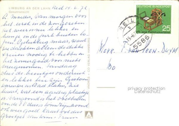 Limburg Lahn Stadtbild mit Limburger Dom – Bild 2