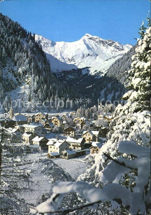 Mallnitz Kaernten Winterpanorama Wintersportplatz an der