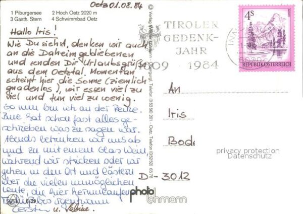 Hoch Oetz Piburgersee Gasthaus Stern Schwimmbad A – Bild 2