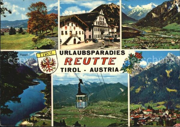 Reutte Tirol und Umgebung Alpenpanorama Plansee Berg