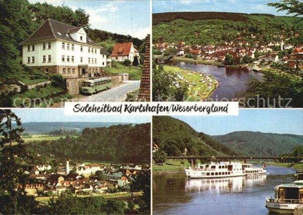 Bad Karlshafen Soleheilbad Weserbergland Ausflugsdampf