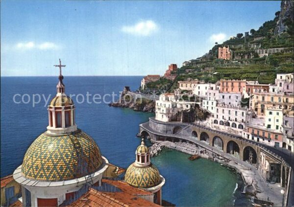 Atrani Panorama Küste