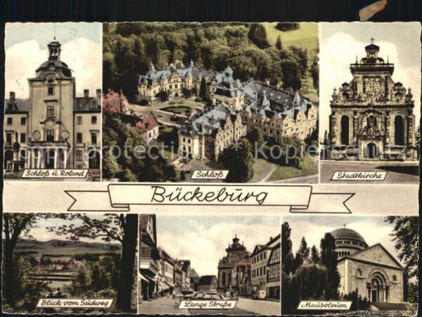 Bueckeburg Schloss Roland Statue Kirche Mausoleum