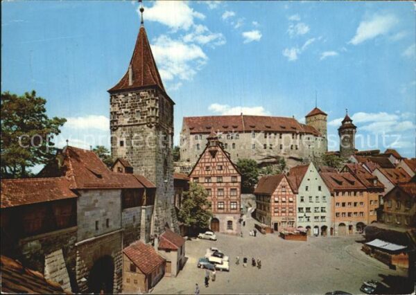Nuernberg Tiergärtner Turm und Burg