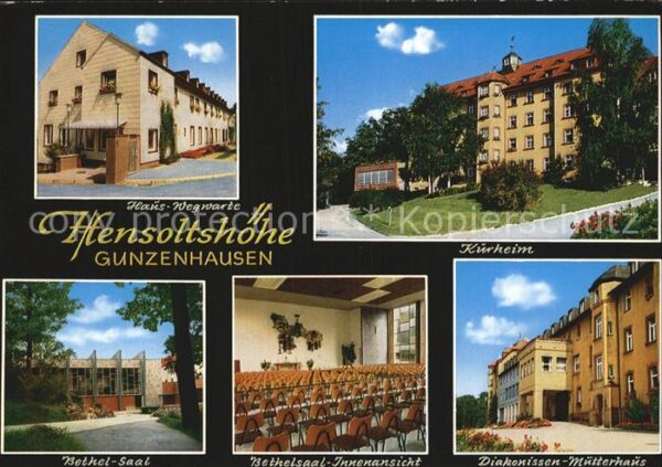 Gunzenhausen Altmuehlsee Hensoltshöhe Haus Wegwarte Kurheim Diak