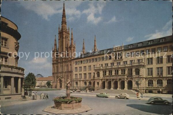 Wiesbaden Rathaus Marktplatz