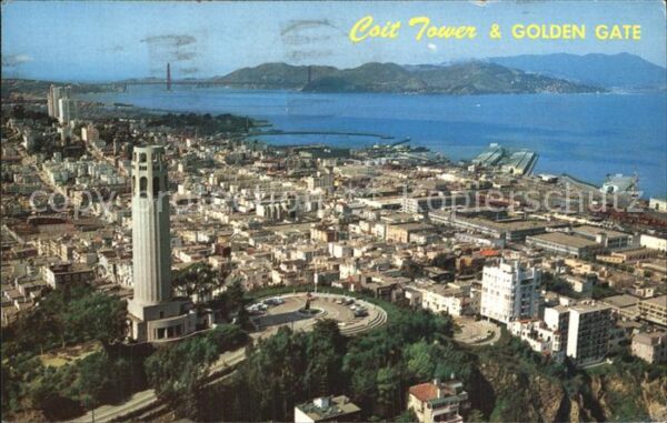 San Francisco California Coit Tower Golden Gate