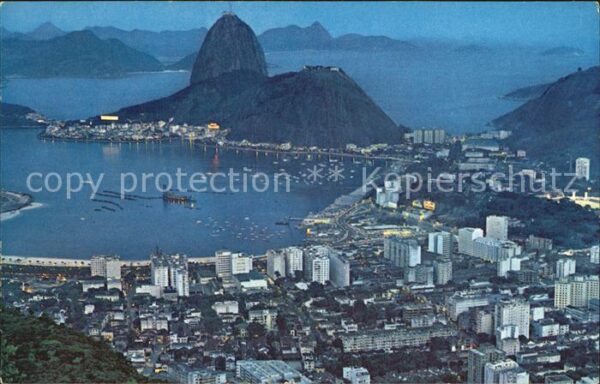 Rio de Janeiro Sugarloaf Mountain Fliegeraufnahme