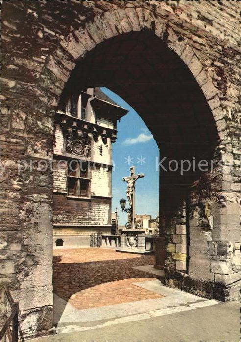 Antwerpen Anvers Die Burg Stehen Innenhof