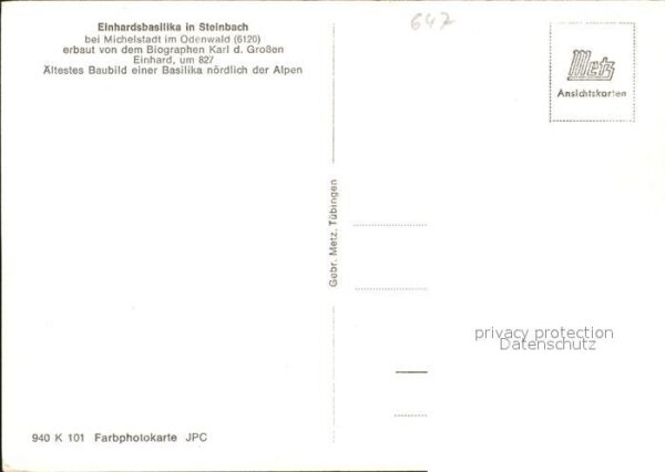 Steinbach Michelstadt Einhardsbasilika – Bild 2