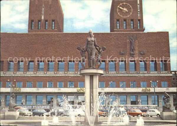 Oslo Norwegen Rathaus