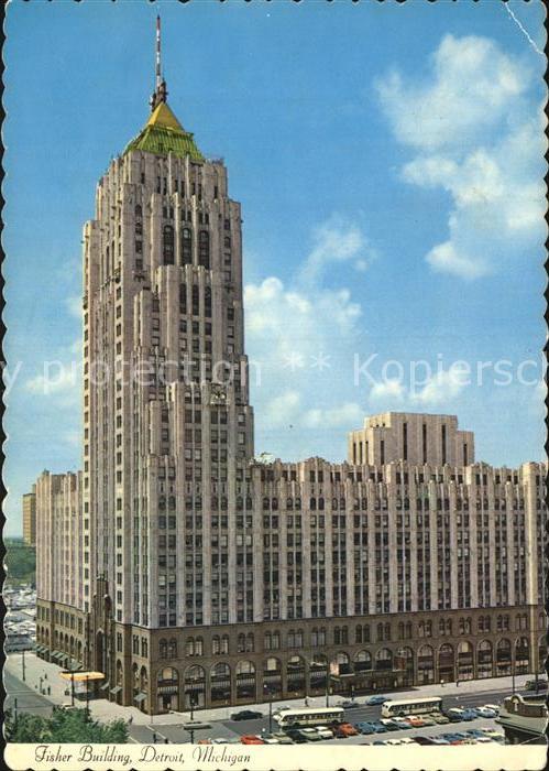 Detroit Michigan Fisher Building