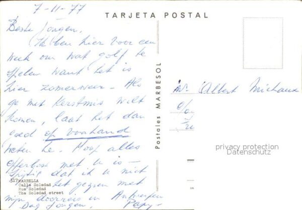 Marbella Andalucia Soledad Strasse – Bild 2