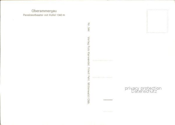 Oberammergau Pasionstheater Kofel – Bild 2