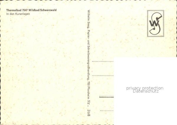 Wildbad Schwarzwald Kuranlagen – Bild 2