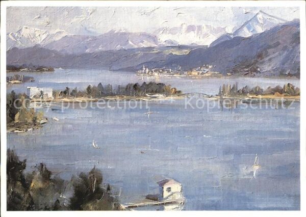 Poertschach Woerthersee See und Karawanken