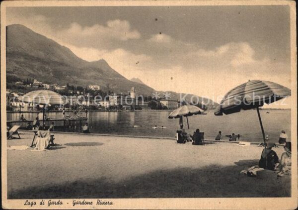 Gardone Garda Strand