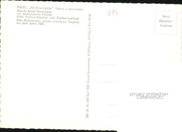 Soest Arnsberg Osthofentor – Bild 2