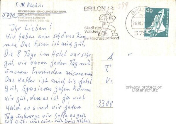 Brilon Reichsbund Erholungsheim – Bild 2