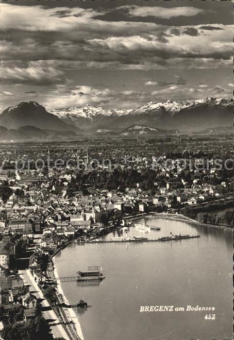 Bregenz Vorarlberg Fliegeraufnahme