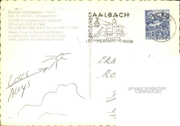 Hinterglemm Saalbach Pension – Bild 2