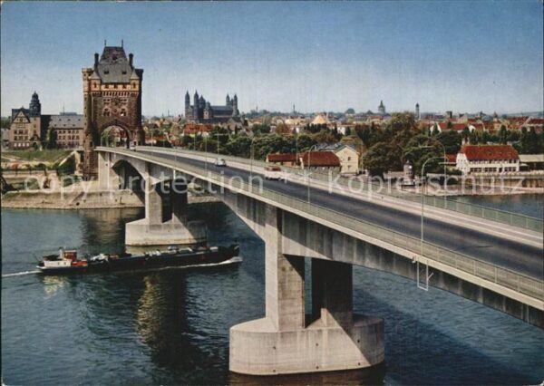 Worms Rhein Nibelungenbrücke
