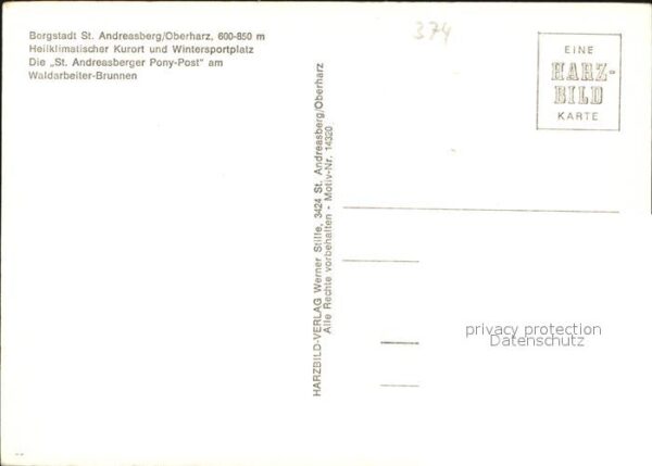 St Andreasberg Harz PonyPost – Bild 2