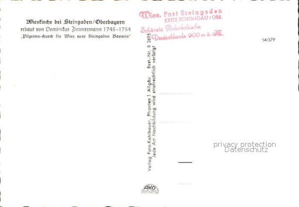 Steingaden Oberbayern Wieskirche – Bild 2