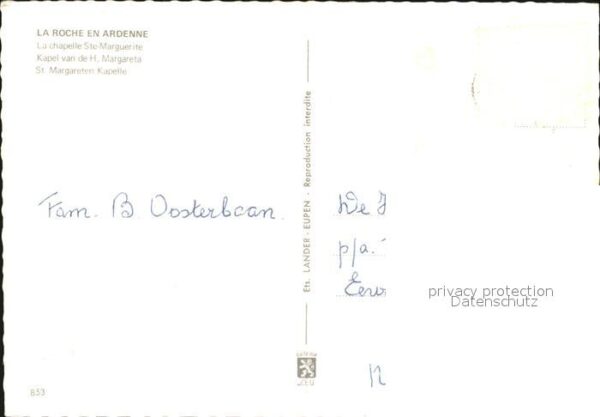 La Roche-en-Ardenne Sankt Margareten Kapelle – Bild 2