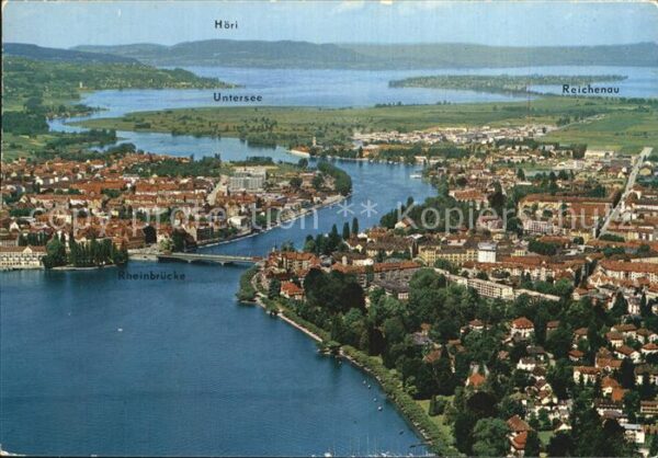 Konstanz Bodensee Fliegeraufnahme